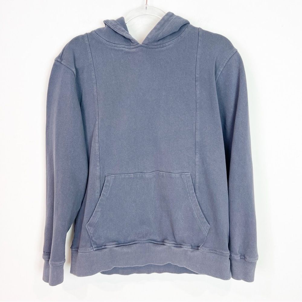 LIFTED ANCHORS BLUE LONG SLEEVE HOODIE SWEATSHIRT MENS LARGE